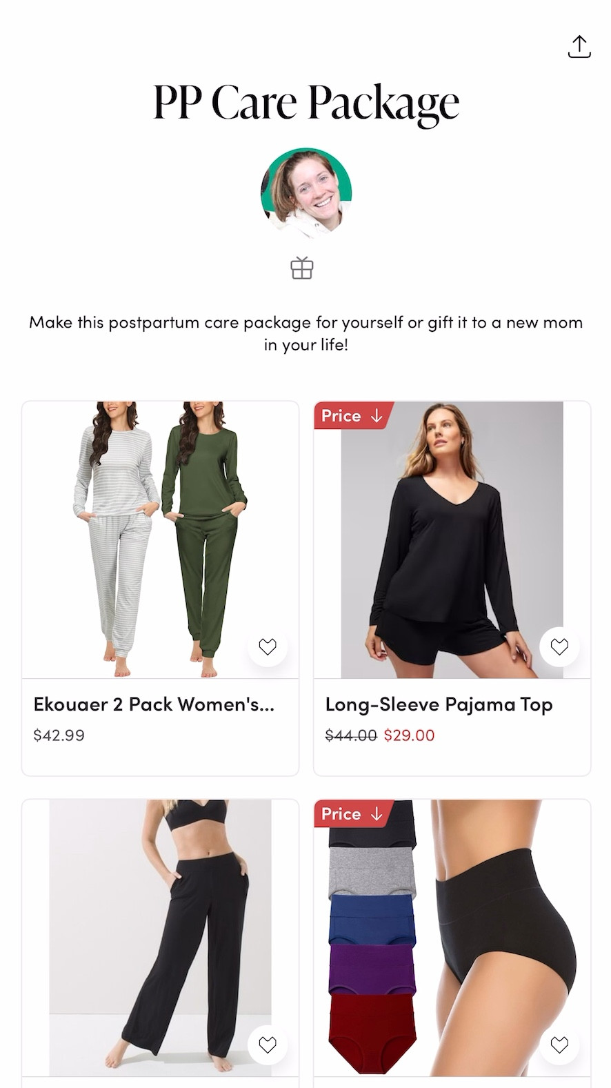 Postpartum care package: if someone wants to help, SEND THEM THIS LIST!

#LTKGiftGuide #LTKBump #LTKBaby