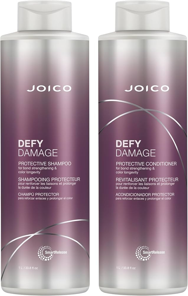 Joico Defy Damage Protective Shampoo & Conditioner Set | For Color-Treated Hair | Strengthen Bond... | Amazon (US)