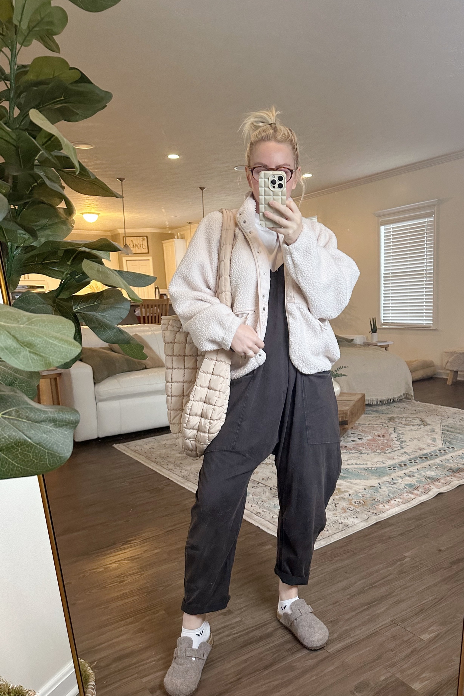 I will be living in this #freepeople jumpsuit! It’s so comfortable! Runs slightly oversized. Paired with one of my fav free people jackets for the perfect oversized, loungewear look. I’m wearing a S in both!

#LTKstyletip #LTKSeasonal #LTKfit