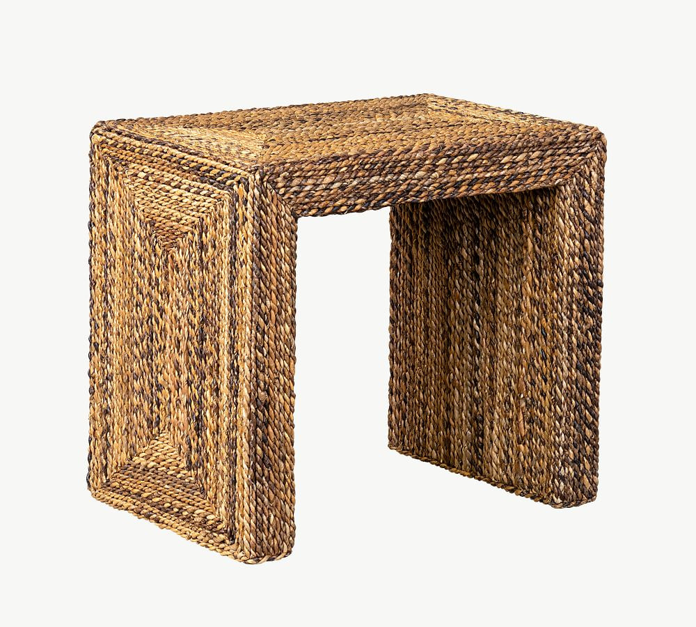 Sarnia 22&amp;quot; Seagrass Rectangular End Table, Natural | Pottery Barn (US)