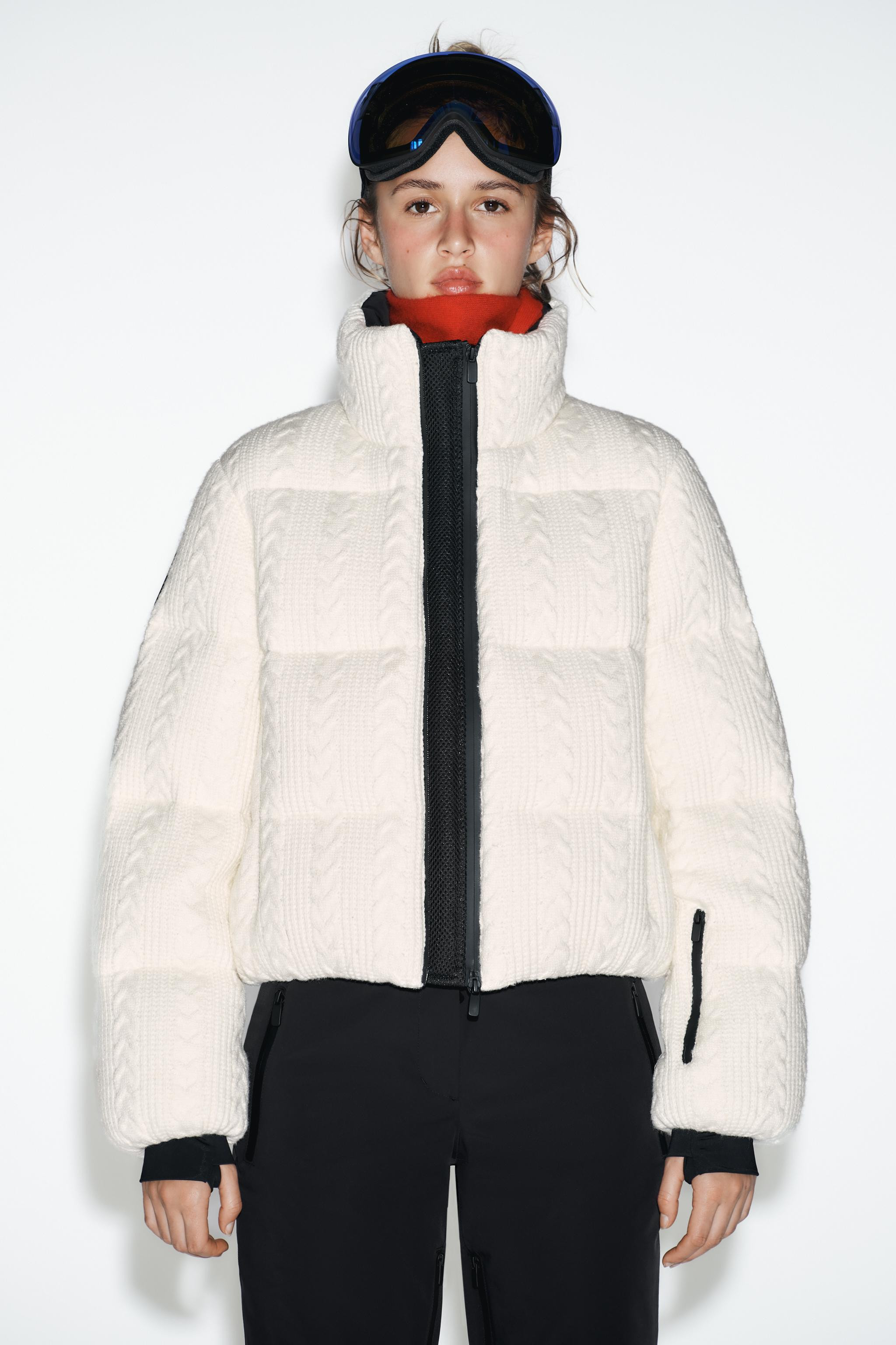 SHEARLING PUFFER JACKET HEIQ XREFLEX™ RECCO® TECHNOLOGY SKI COLLECTION | Zara US