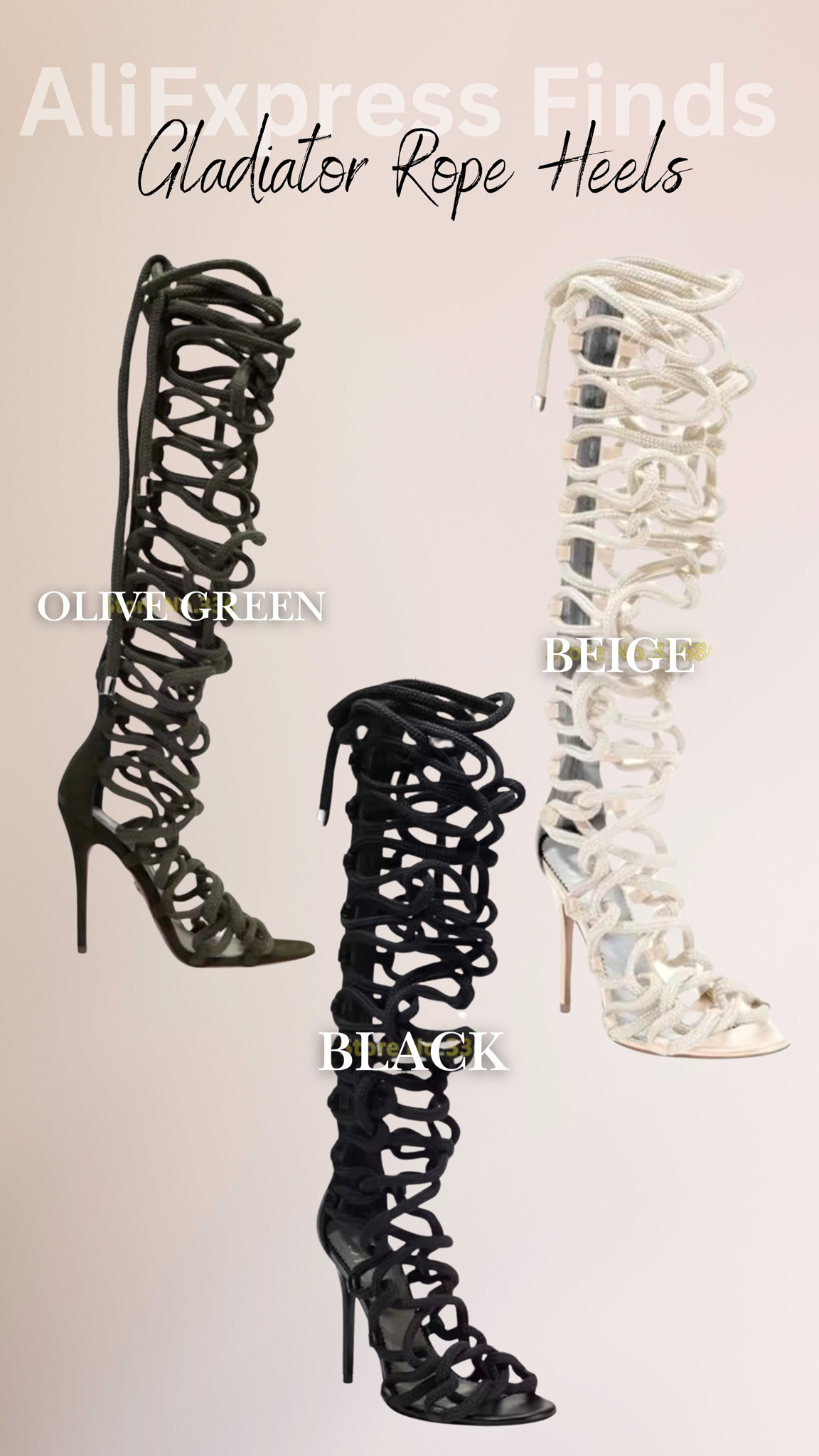 AliExpress Hidden Gems! Gladiator style rope heels. 

Aliexpress | women’s shoes | heels | rope heels | lace up heels | affordable fashion | outfit inspo |

#LTKFindsUnder100 #LTKStyleTip #LTKShoeCrush