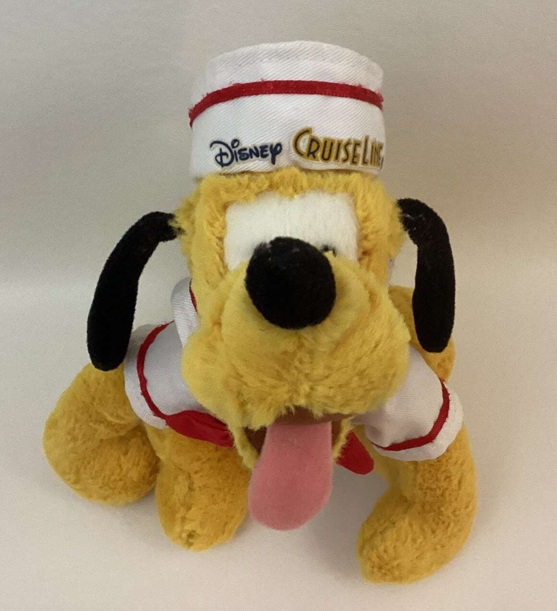 Disney Cruise Line 9" Pluto Sailor Beanbag Stuffed Plush Dog | eBay US
