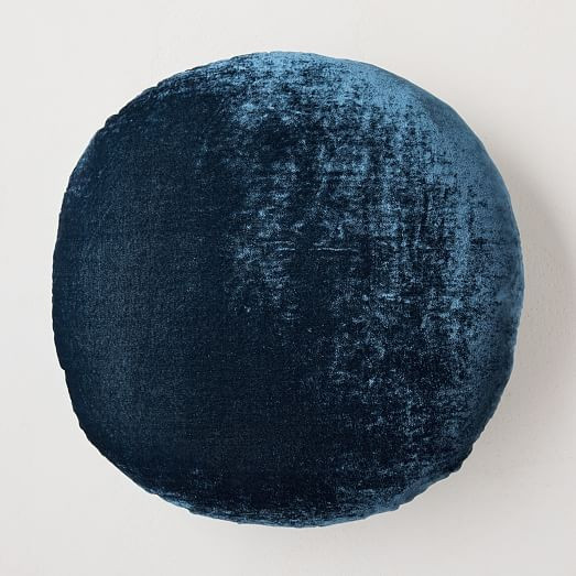 Round Lush Velvet Kids Pillows | West Elm (US)