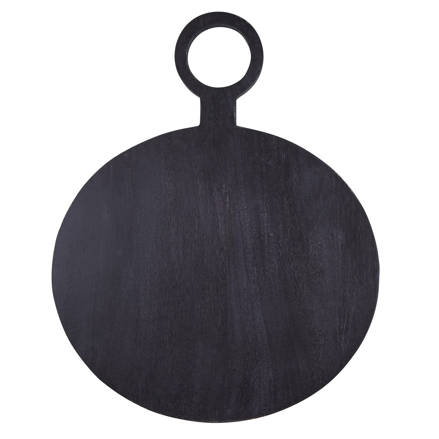 Amazon.com: Santa Barbara Design Studio Table Sugar Mango Wood Round Charcuterie Board, Small, Black: Home & Kitchen | Amazon (US)