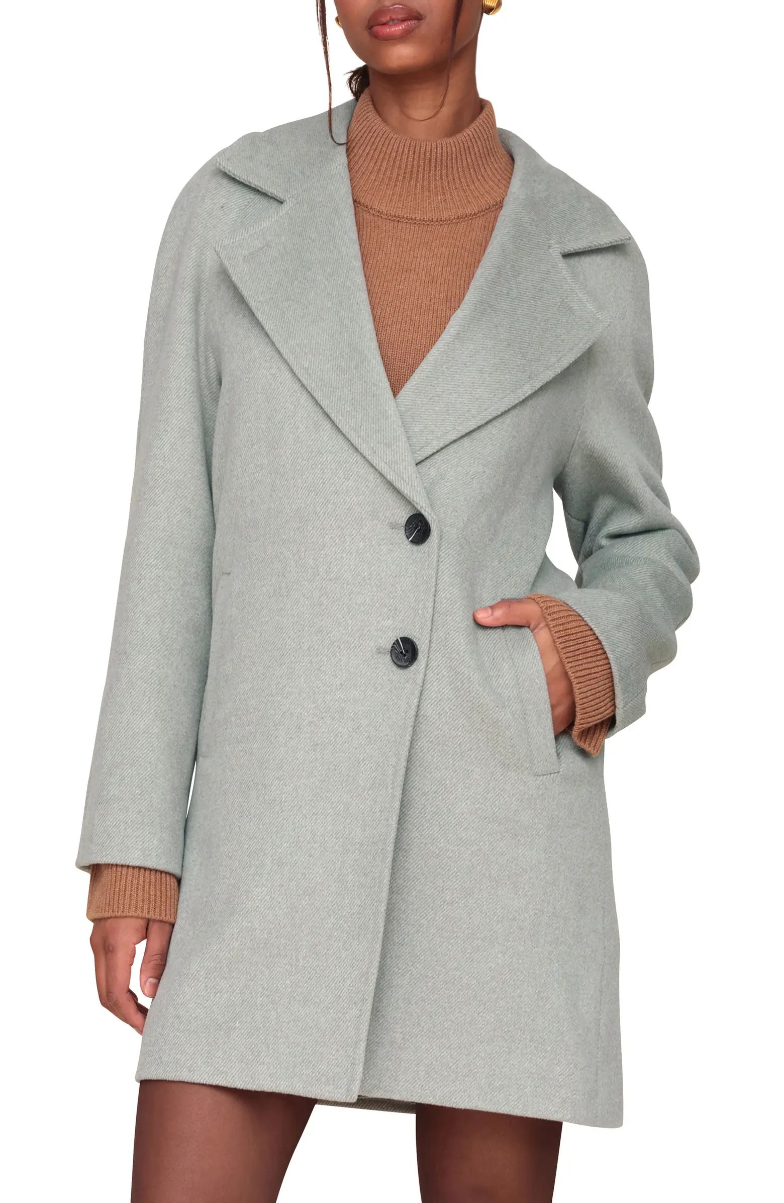 Avec Les Filles Walker Notch Lapel Coat | Nordstrom | Nordstrom