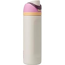 Owala FreeSip Insulated Stainless Steel Water Bottle with Straw, BPA-Free Sports Water Bottle, Great for Travel, 24 Oz, Daybreak | Amazon (US)