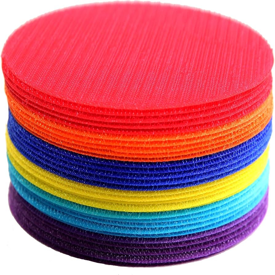 Carpet Markers 5" for Kids, Multicolor Spot Circle Markers for Classroom Teachers, Preschool and ... | Amazon (US)