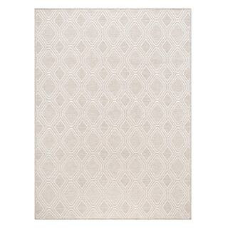 Corin Diamond Taupe Indoor/Outdoor 5 ft. x 7 ft. Polypropylene Area Rug | The Home Depot