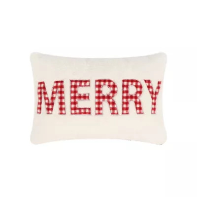Levtex Home Joulset Merry Pillow 12x18, Red | Belk