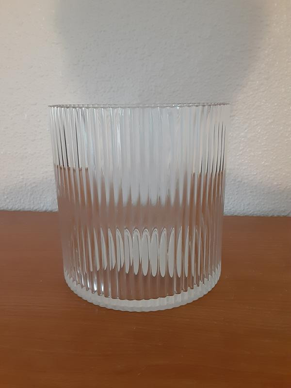 Better Homes and Gardens Glass Pillar Candle Holder Hurricane Medium Clear | Walmart (US)