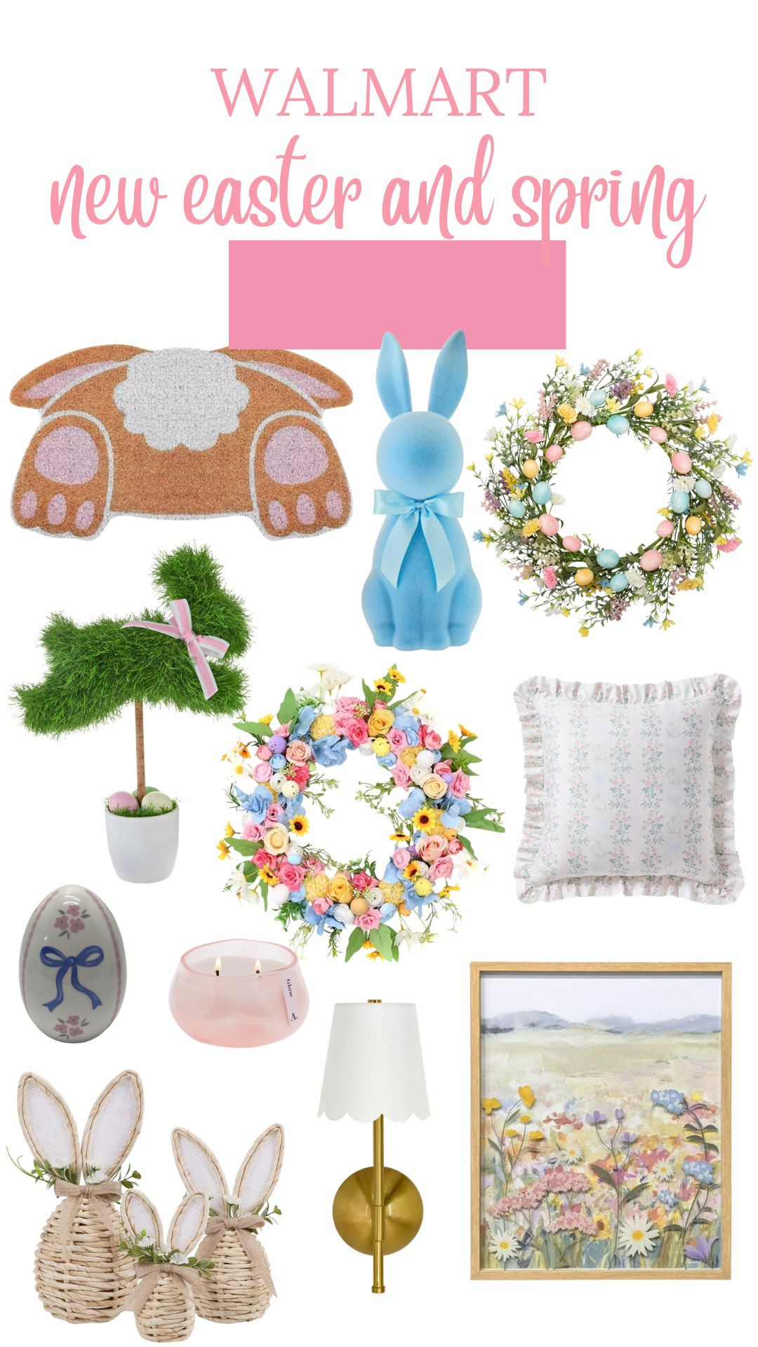 New spring and easter home arrivals at Walmart 

 #LTKSpringSale #LTKSeasonal #LTKHome