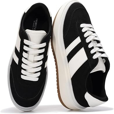 Fashion Platform Sneakers for Women Footwear - Lace-up Womens Shoes | Amazon (US)