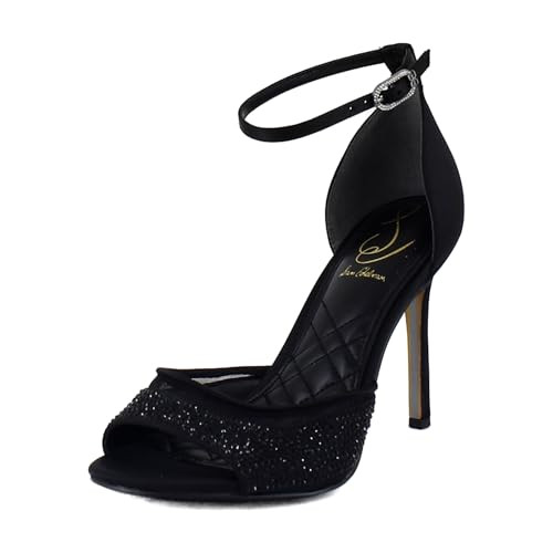 Sam Edelman Women's Krissa Heeled Sandal Black 9 Medium | Amazon (US)