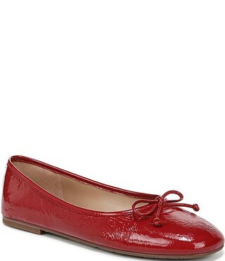 Alie Patent Leather Bow Detail Ballet Flats | Dillard's