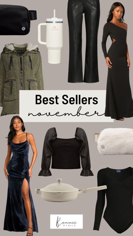 November Best Sellers 🖤 All of your favorites from last week in one place. Enjoy! Best Sellers | Belt Bag | Leather Pants | Holiday Dress | Christmas Party Dress | Affordable Outerwear | Christmas Gift Ideas

#LTKHoliday #LTKSeasonal #LTKcurves