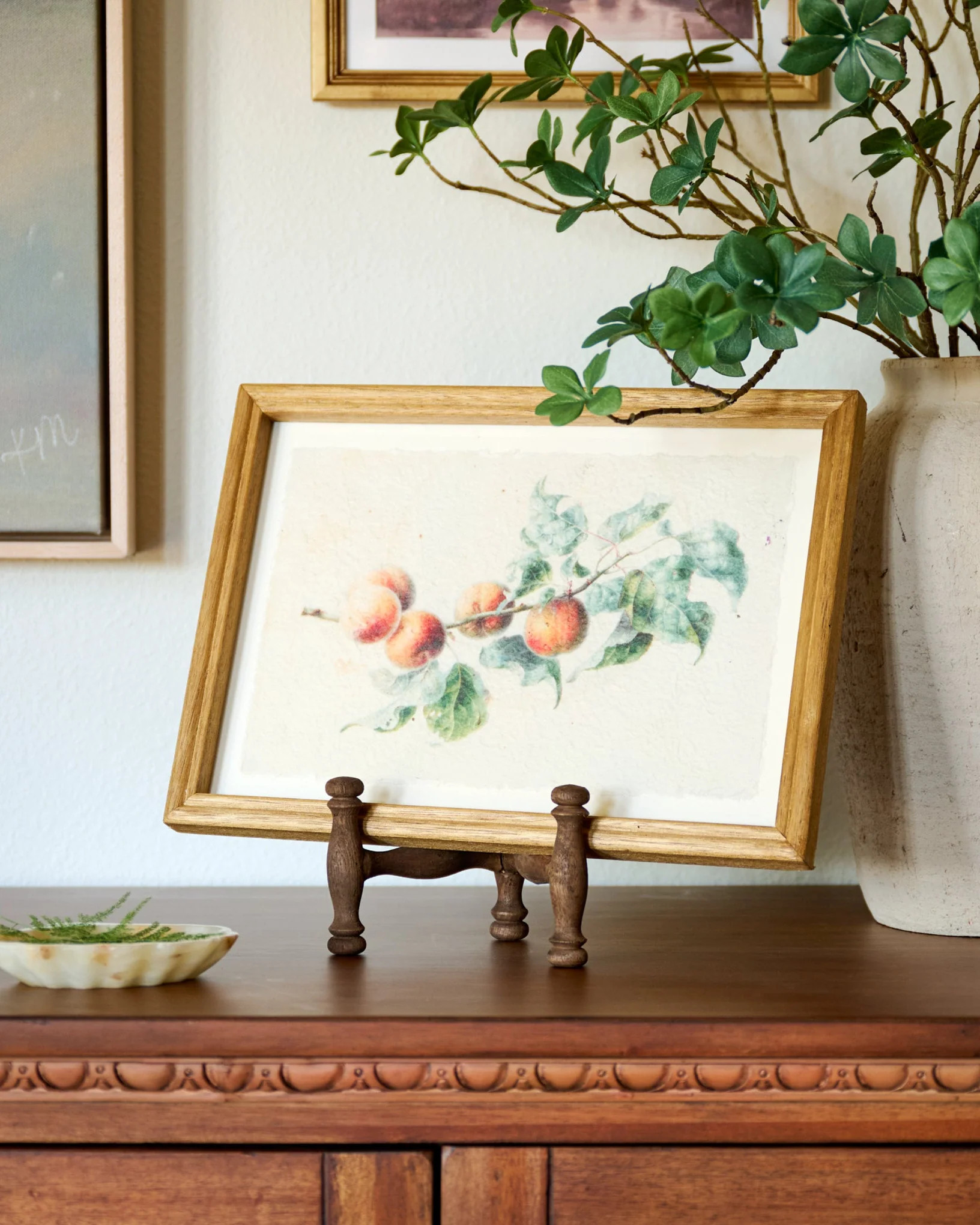 Harrison Antiqued Wood Photo Easel | Magnolia