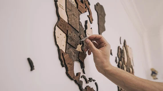 Type & Size of Map | Etsy (US)