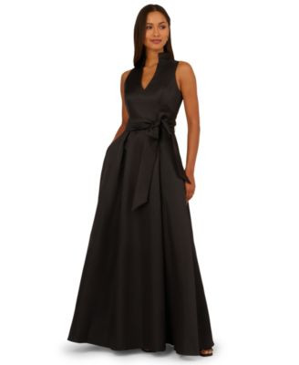 Adrianna Papell Womens Sleeveless Notch Front Dress | Macy's