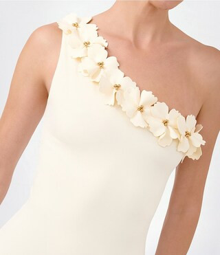Bahia Maria Lu One Shoulder 3D Floral One Piece Swimsuit | Dillard's | Dillard's