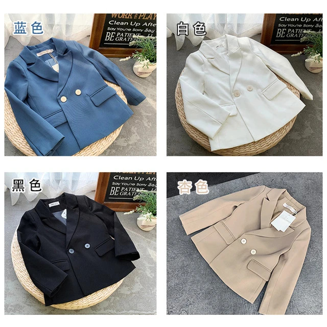 Children's Casual Suit Jackets Boys Girls Spring Autumn Children's Korean Blazer Tops 2-10t _   -... | AliExpress (US)