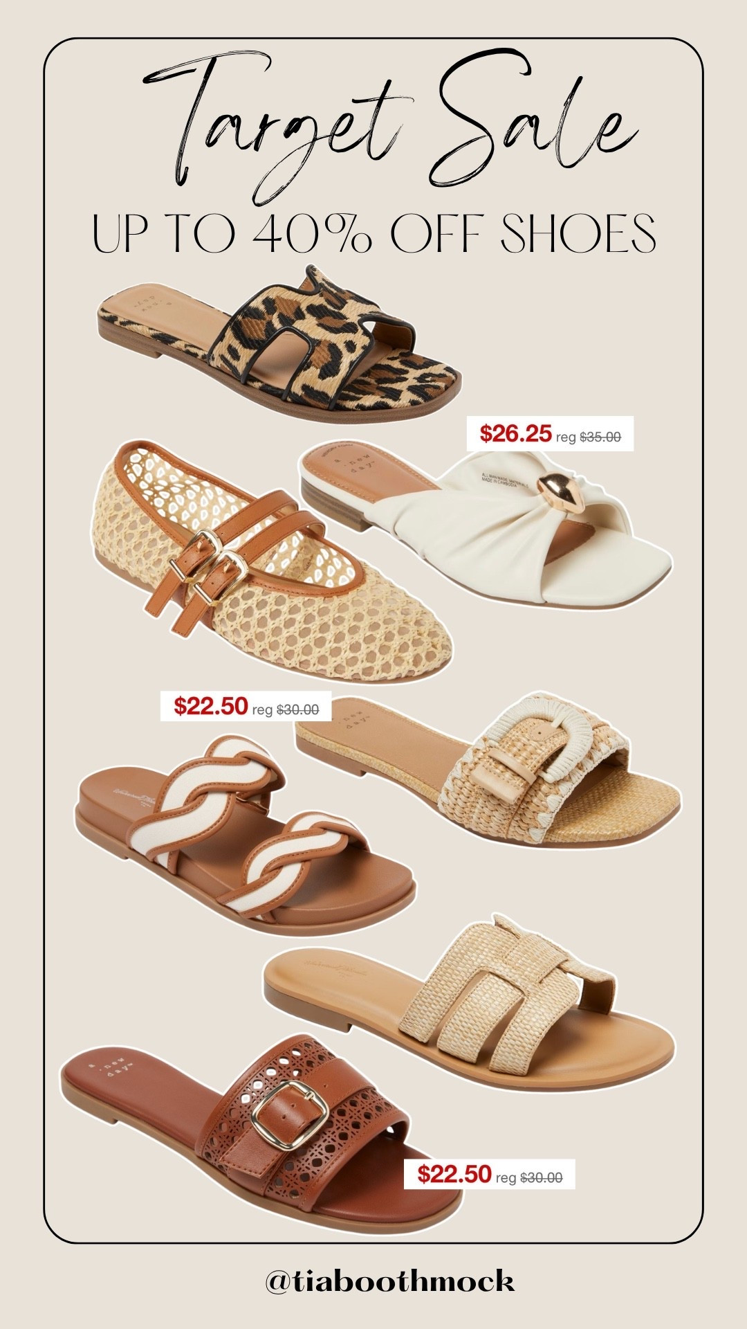 It’s the perfect time to shop spring shoes @Target! Shop up to 40% off all shoes through 4/4!

#LTKootd #LTKSaleAlert #LTKSeasonal