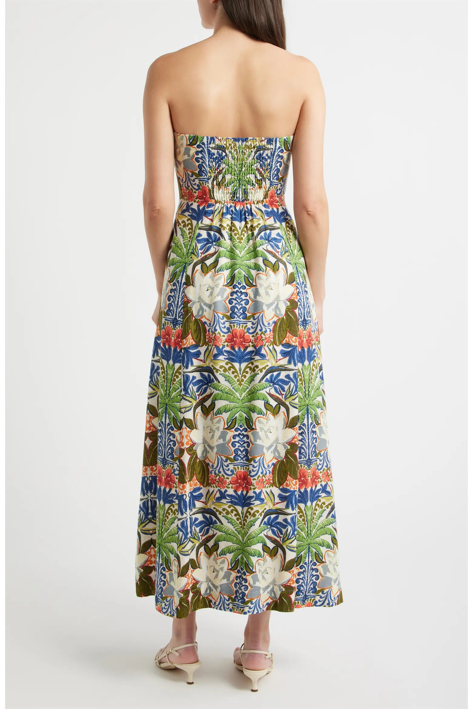 Print Strapless Maxi Dress (Women) | Nordstrom | Nordstrom