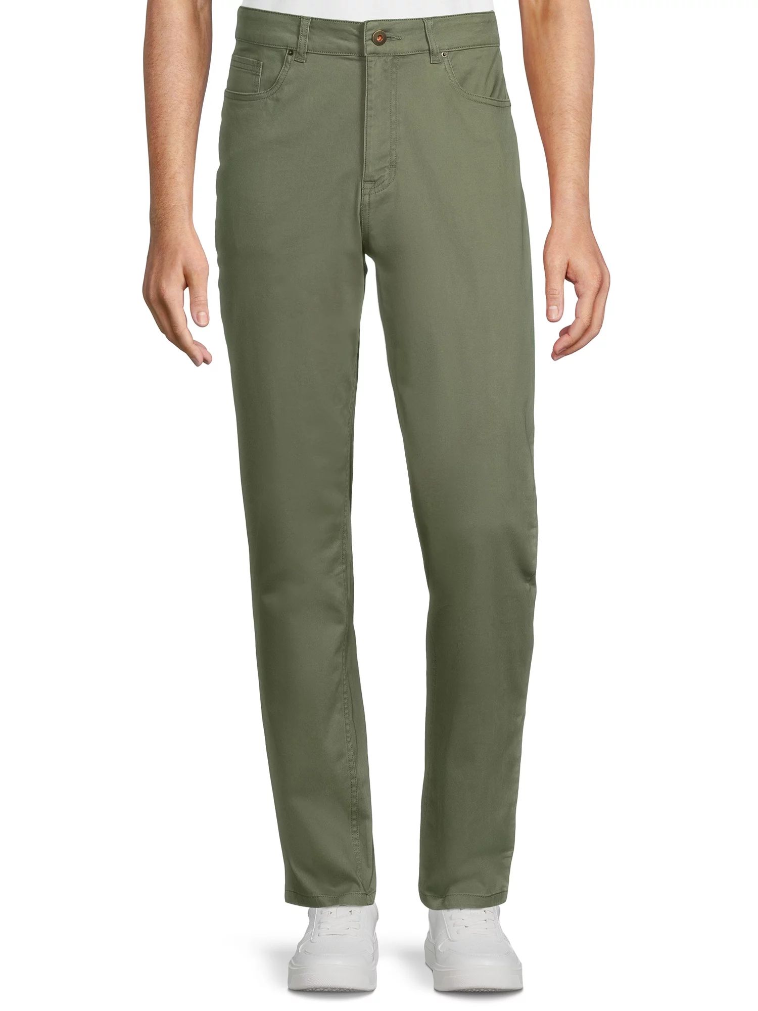 George Men’s and Big Men’s Premium 5 Pocket Garment Washed Pants, Sizes 29-44 - Walmart.com | Walmart (US)