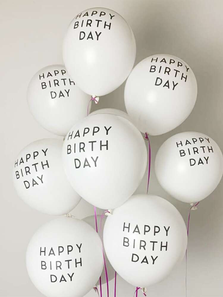 20pcs Birthday Slogan Graphic Balloon | SHEIN