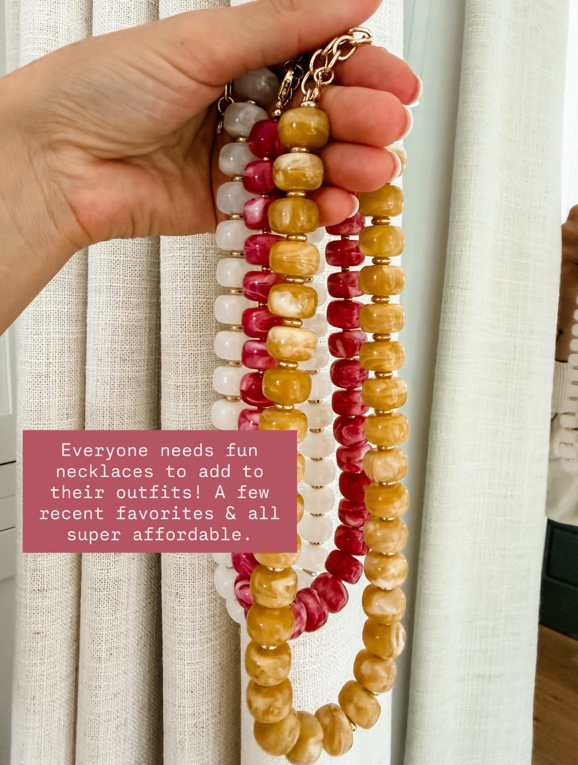 I’ve been loving styling these chunky beaded necklaces!

Loverly Grey, Amazon find, chunky beaded necklaces, statement necklaces, statement accessories