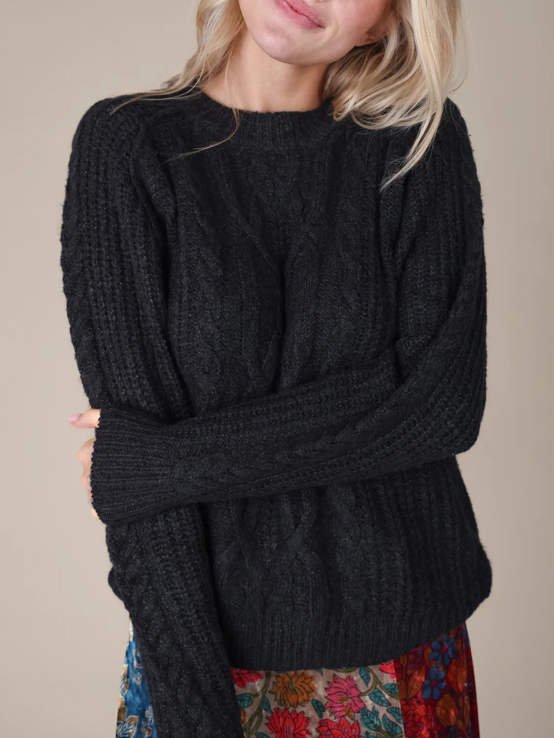Super Soft Cable Knit Sweater | Natural Life