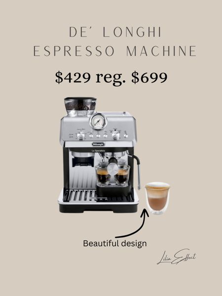 De'Longhi - La Specialista Arte EC9155MB Espresso Machine - Stainless Steel/Black on sale today for $429!

Mother’s Day gift idea • coffee machine 

#LTKGiftGuide #LTKhome #LTKsalealert