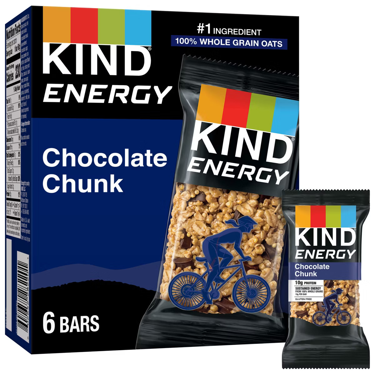KIND Energy Bar Chocolate Chunk - 12.6oz/6ct | Target