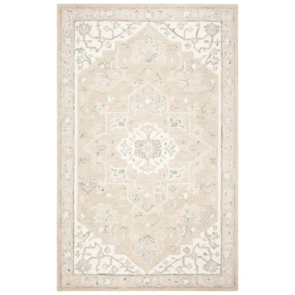 Crossover Hand Tufted Wool And Cotton With Latex Oriental Rug | Wayfair North America