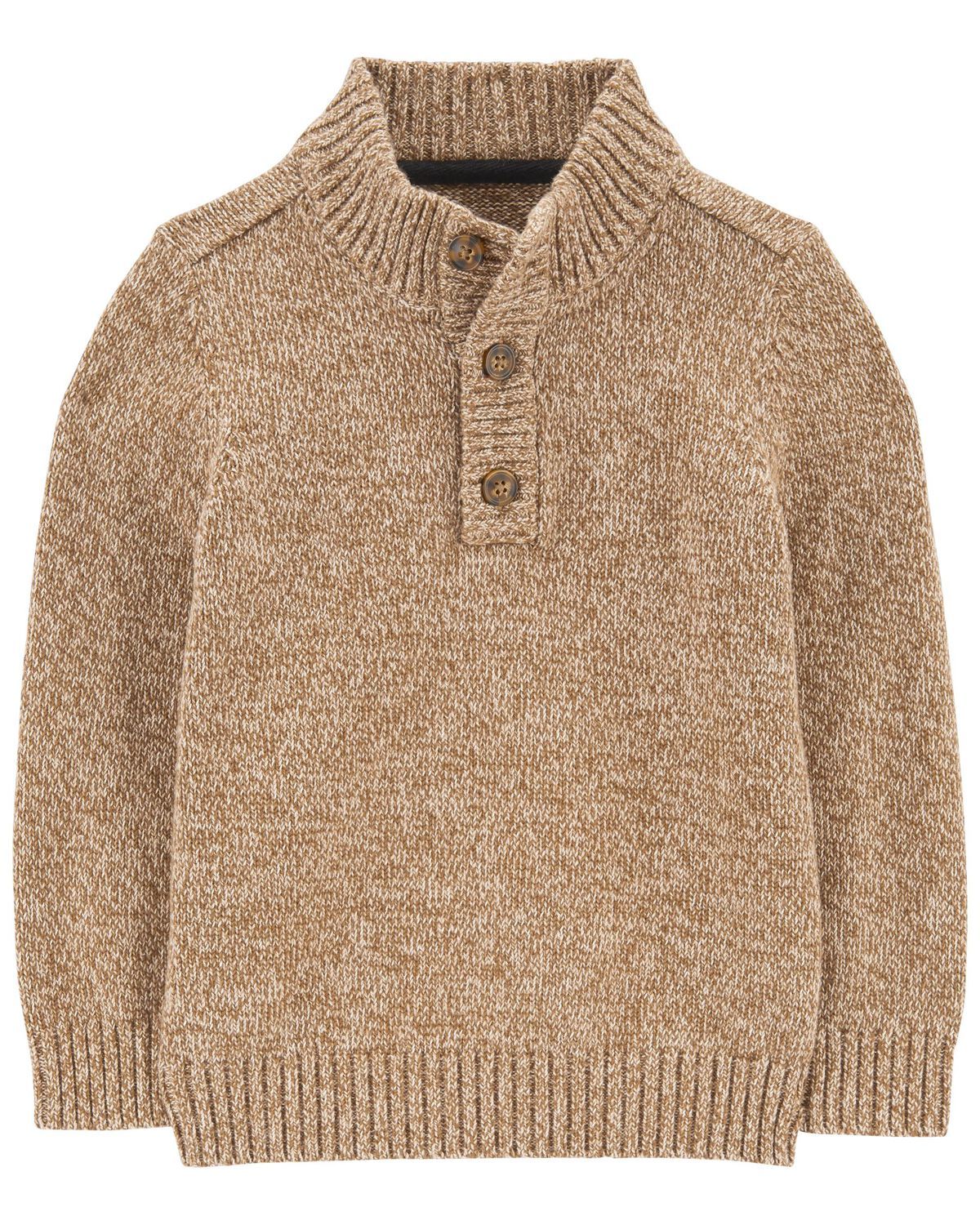 Brown Toddler Pullover Cotton Sweater | carters.com | Carter's