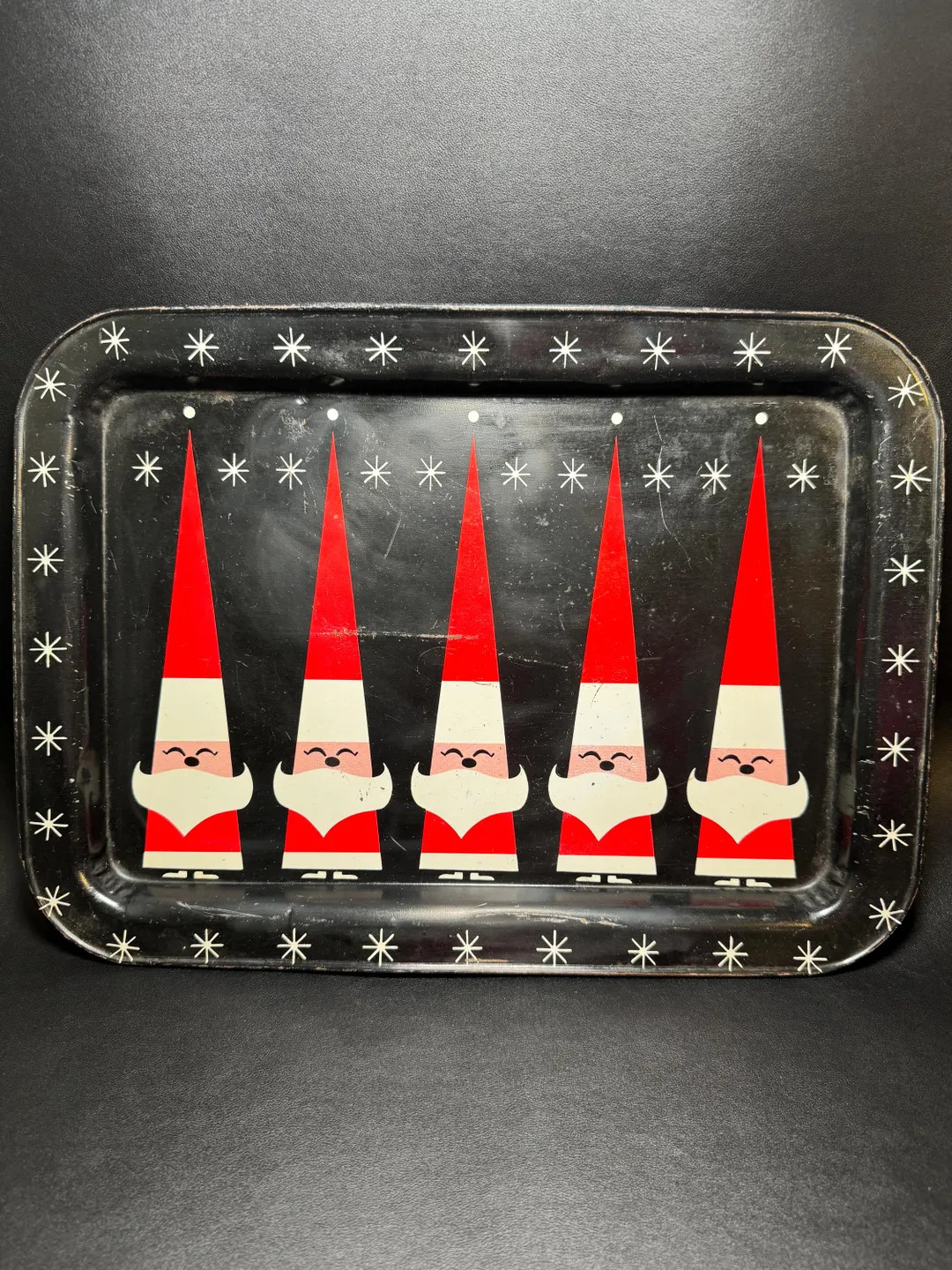 Vintage Santa Christmas Tray | Etsy (US)