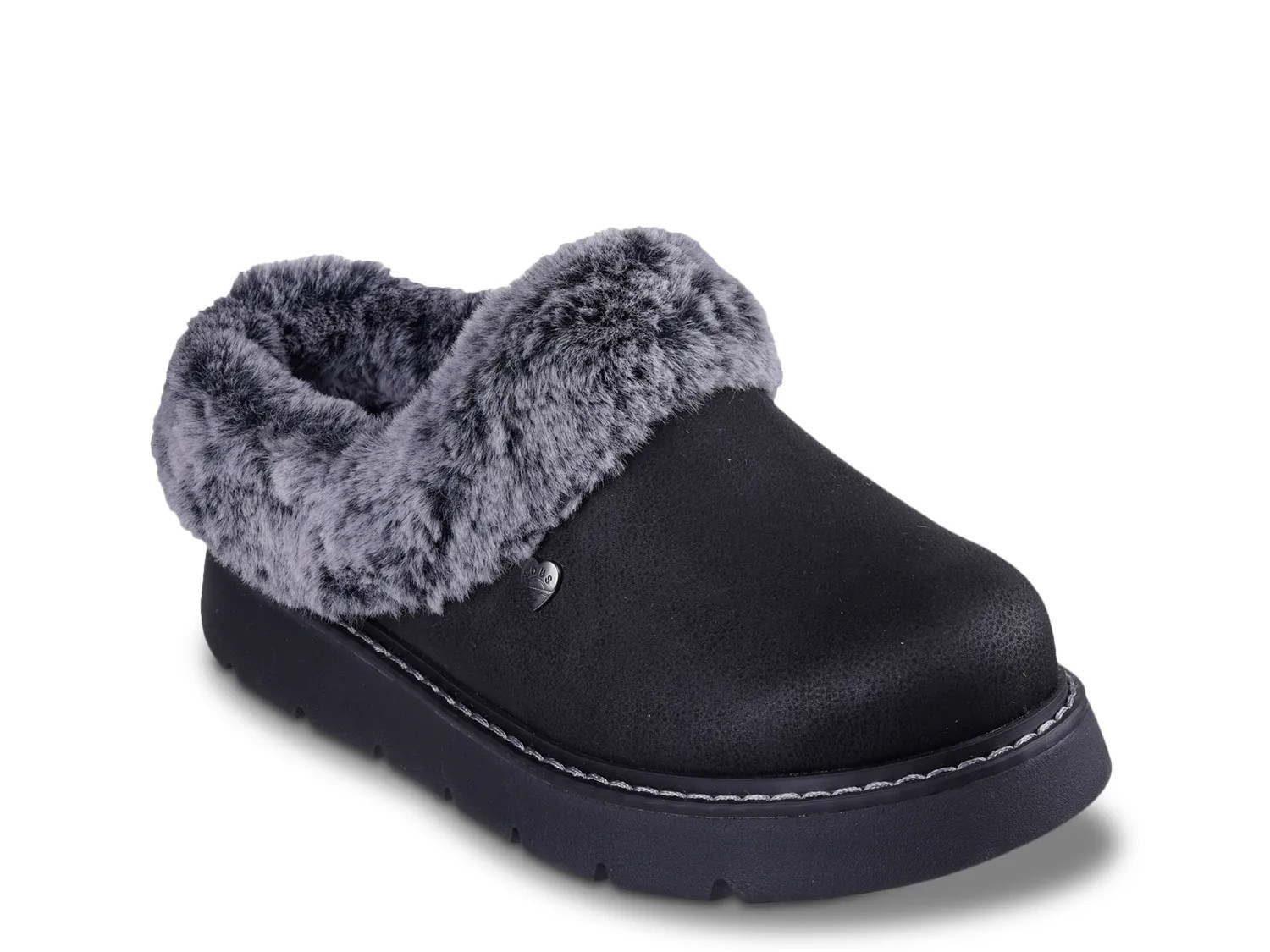 Skechers BOBS Keepsakes Lite Cozy Blend Slipper | Women's | Black | Size 9.5 | Slippers | DSW