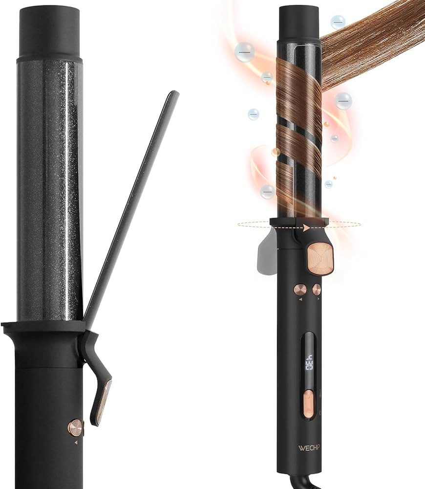 Rotating Curling Iron, WeChip 1.25 Inch Automatic Curling Iron, Curling Wand for Long Short Hair,... | Amazon (US)