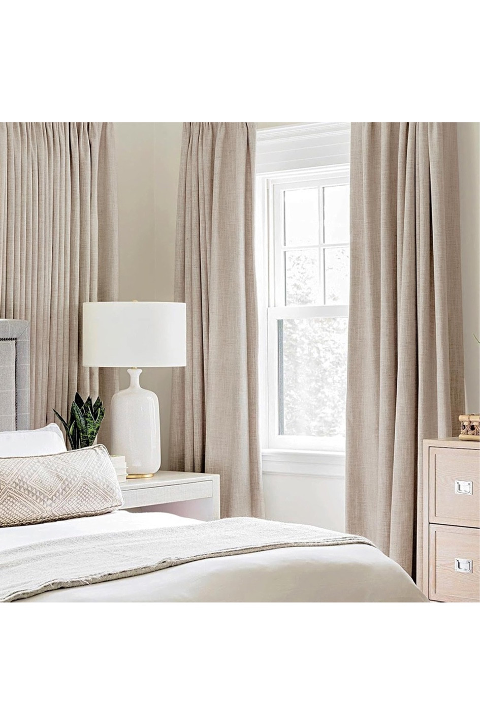 The BEST blackout Amazon curtains. They come already pleated and look so high end ! Love these in our bedroom. #curtains #homefinds #homedecor 

#LTKHome #LTKFindsUnder50