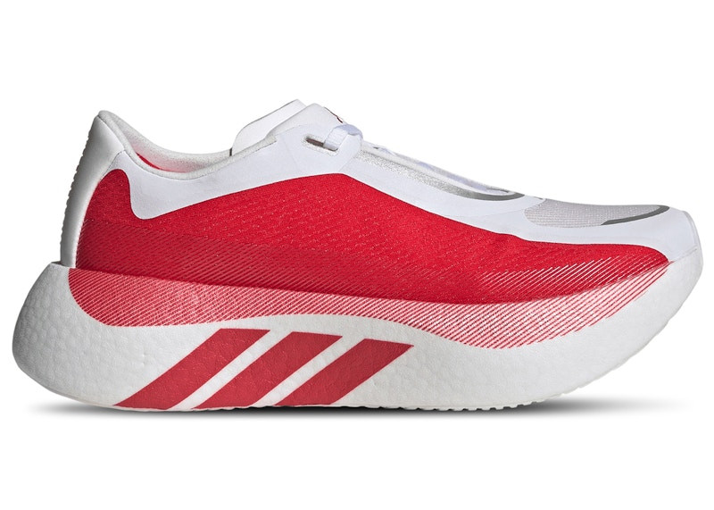 Adidas Hyper Boost Edge White (Women's) Sneakers in Footwear White/Pure Ruby/Zero Metallic | StockX