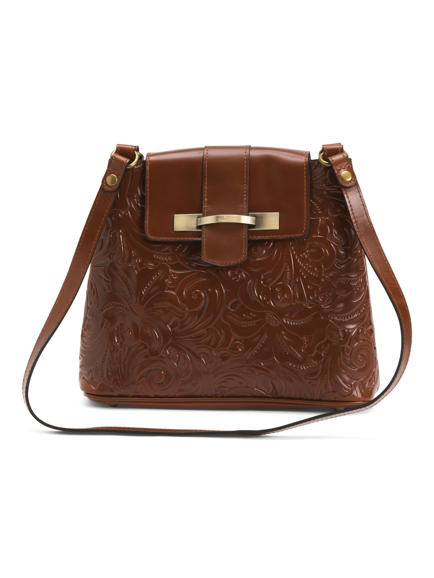 Leather Larone Medium Hobo Shoulder Bag | TJ Maxx