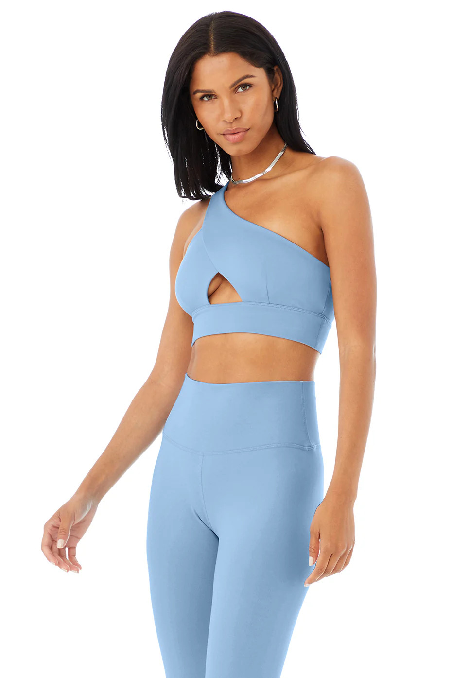 Diagonal Flex Bra in Blue Skies, Size: XS | Alo YogaÂ® | Alo Yoga (US)