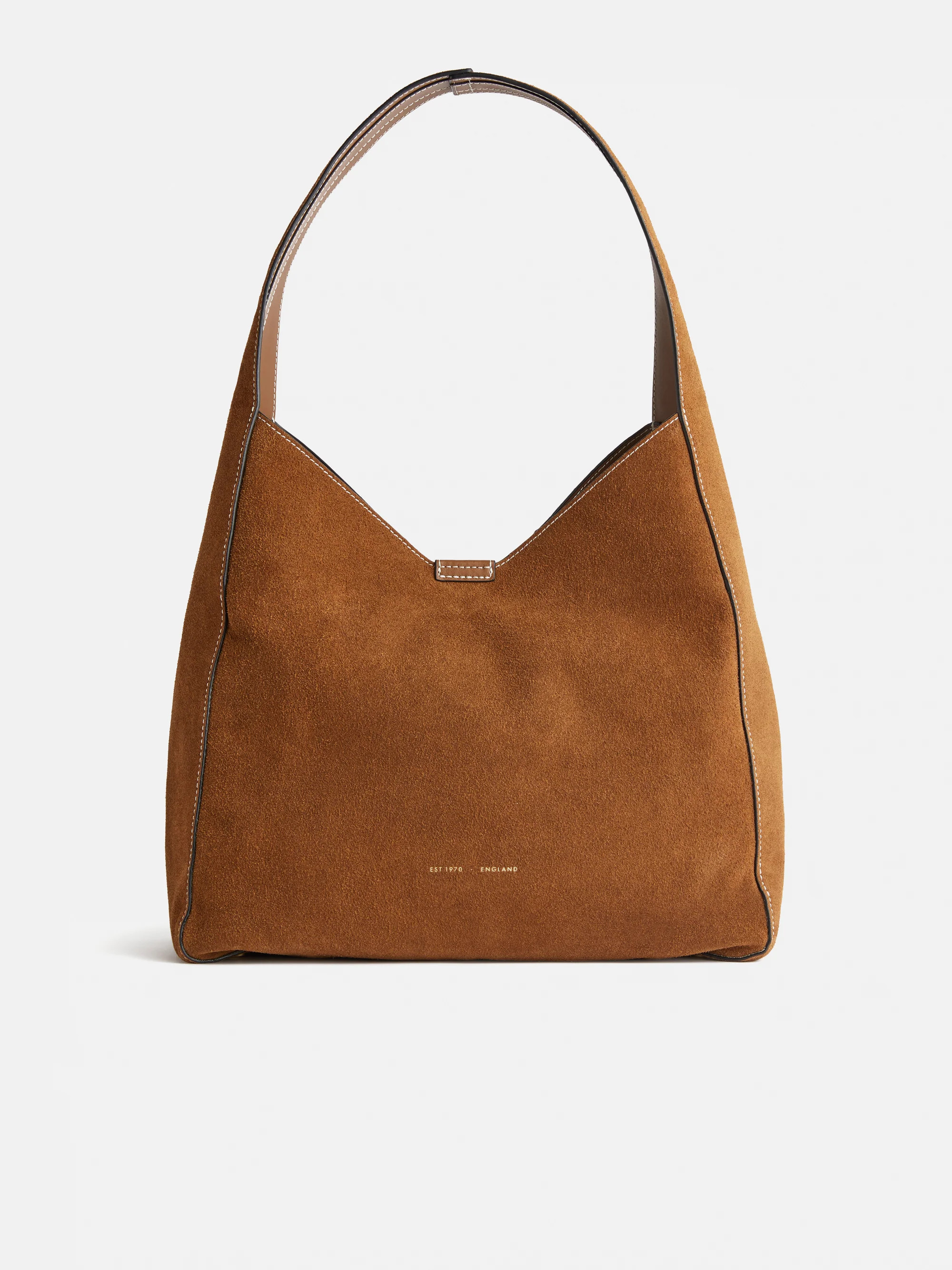 Heckfield Suede Tote | Tan | Jigsaw (UK)