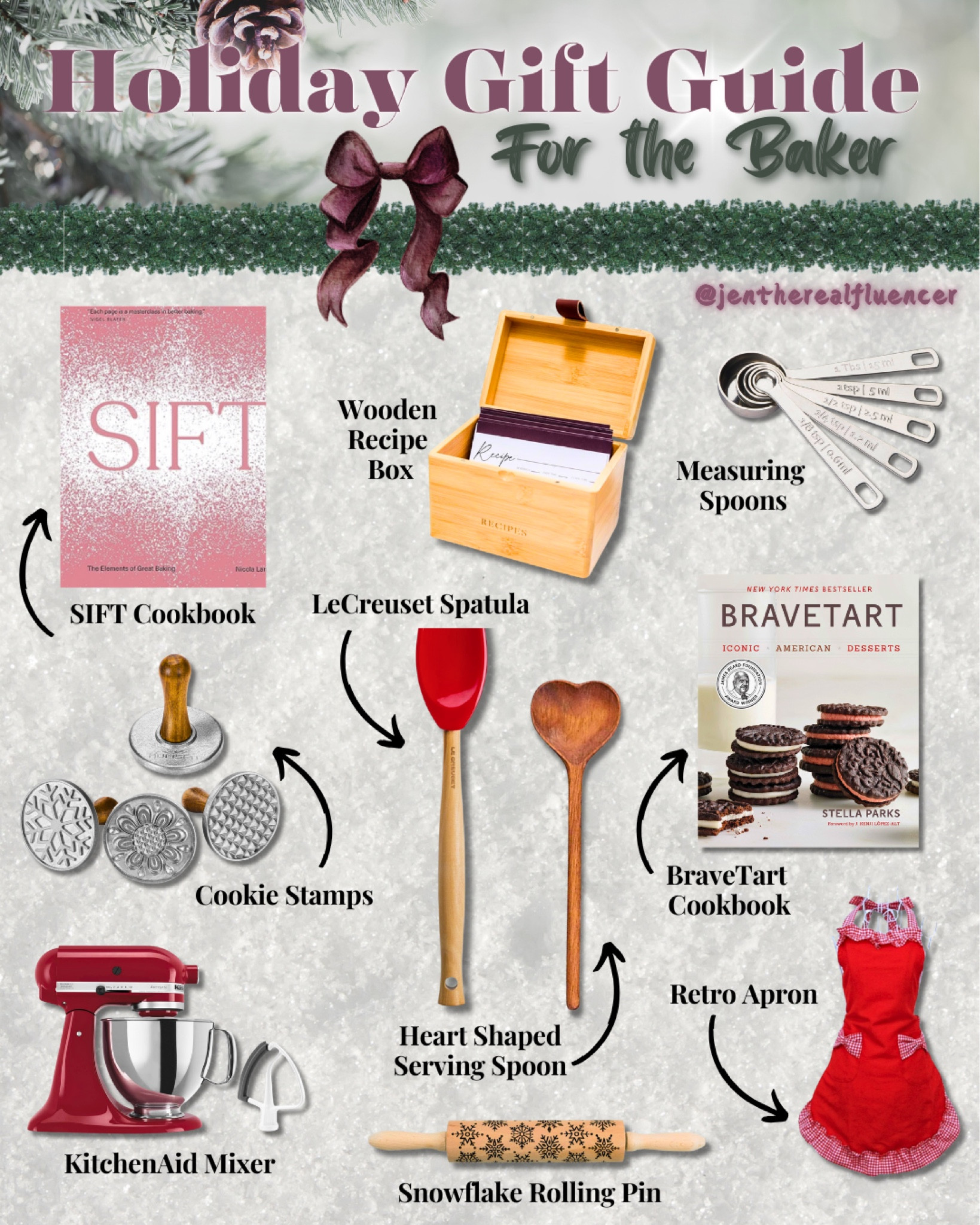 Gift Guide for the baker!

Gift guide, holiday, Christmas, seasonal, presents, for her, for him, for friends, baking, baker, cooking, cooking utensils, baking cookbooks

#LTKHoliday #LTKGiftGuide #LTKSeasonal