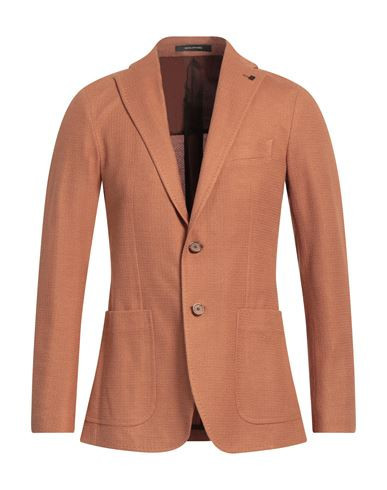 Tagliatore Man Blazer Orange Size 36 Cotton | YOOX (US)