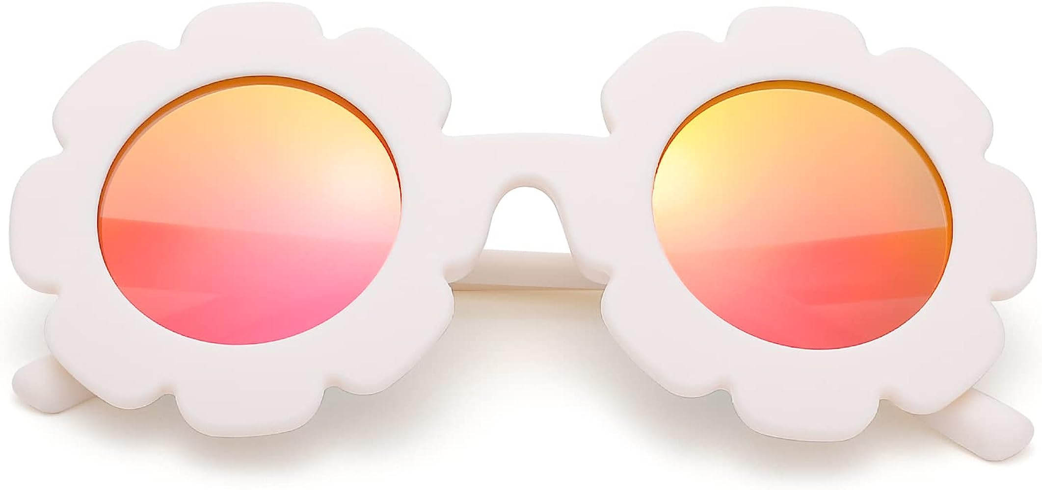 NULOOQ Cute Sun Flower Polarized Sunglasses for Kids Girls and Baby Toddler Infant Round Sunglass... | Amazon (US)