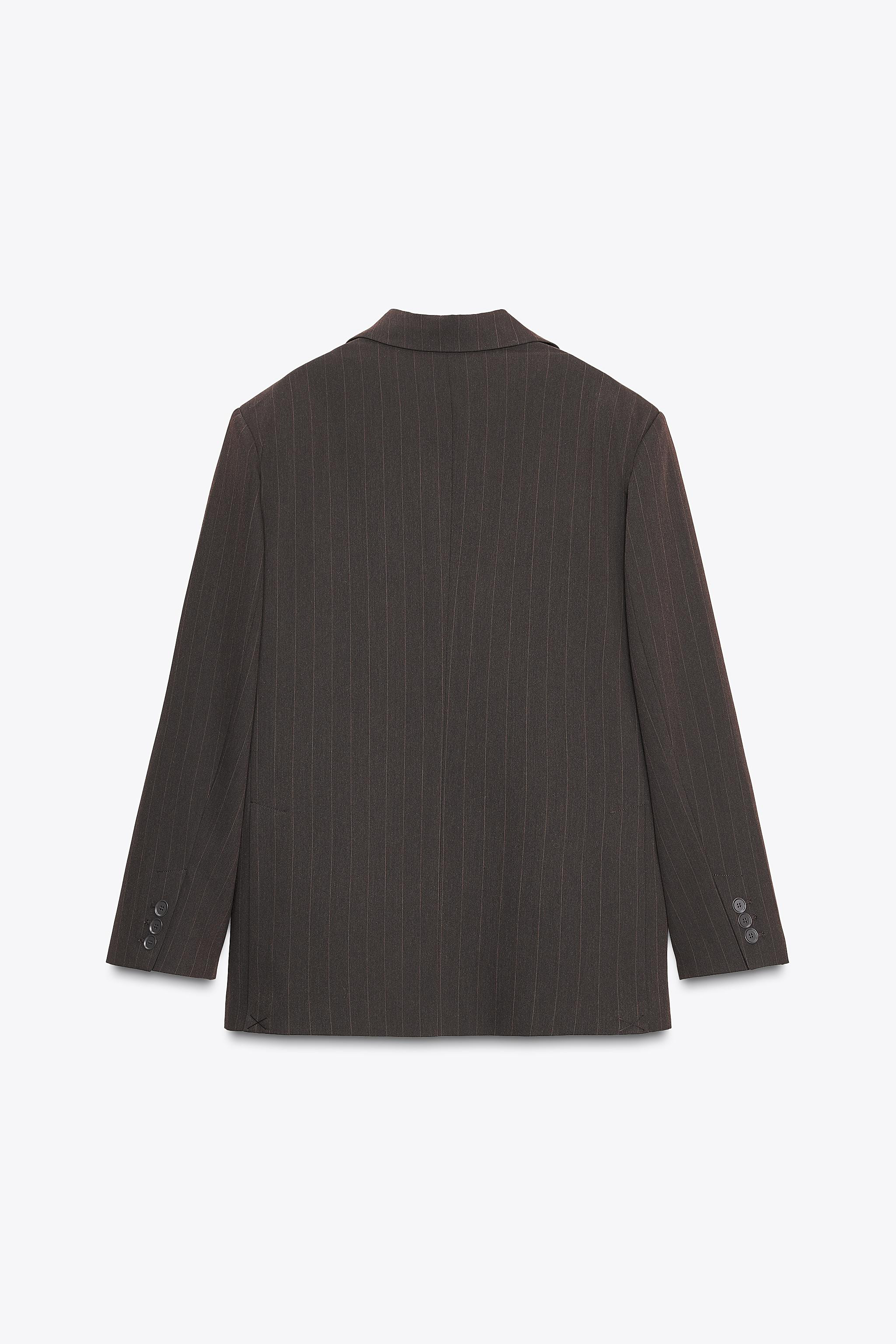 OVERSIZE PINSTRIPE BLAZER | Zara UK