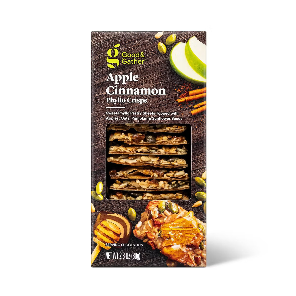 Apple Cinnamon Phyllo Crisps - 2.8oz - Good & Gather™ | Target