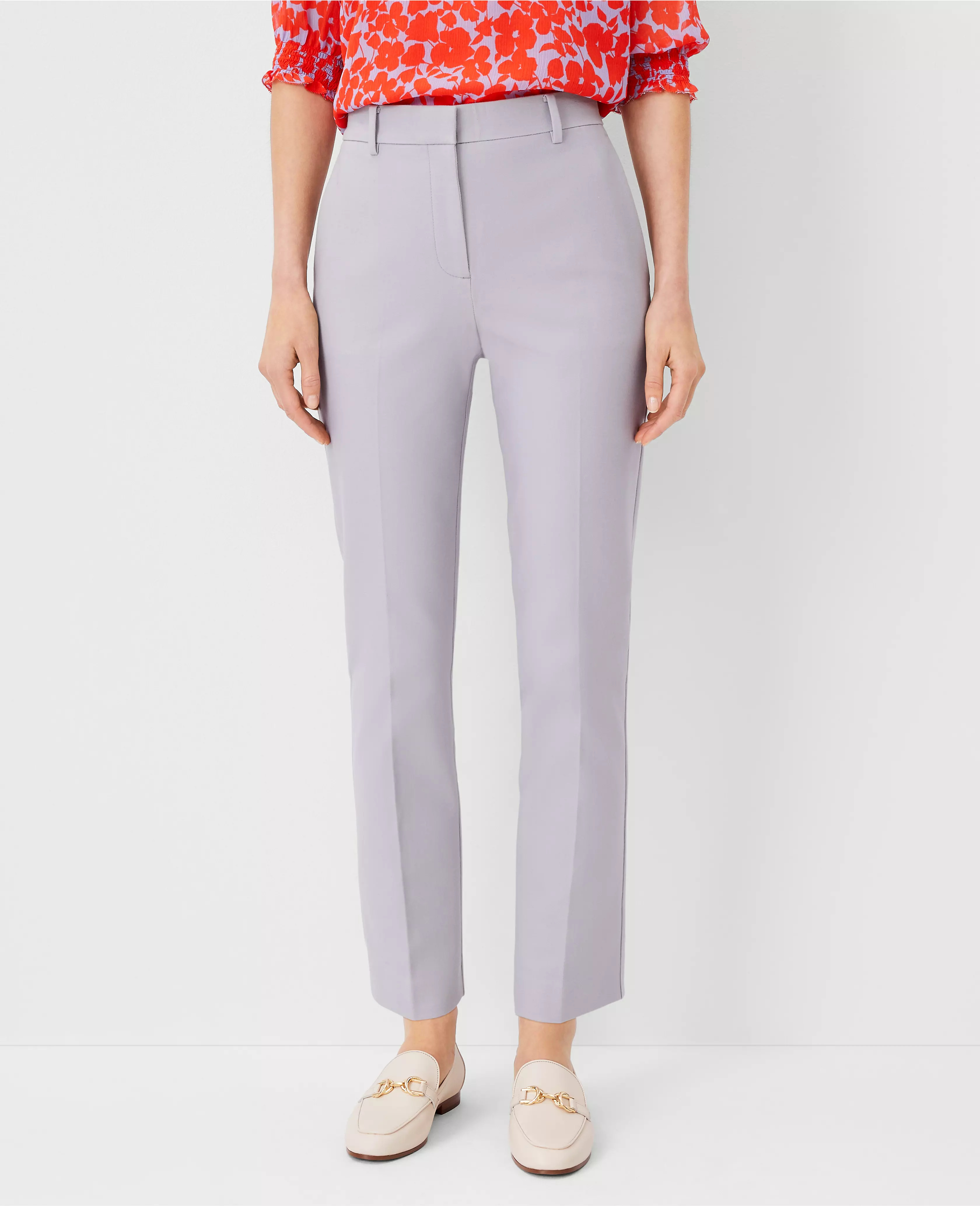 The Petite High Rise Eva Ankle Pant - Curvy Fit | Ann Taylor (US)