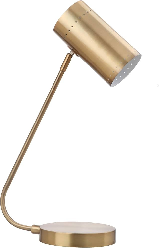 Safavieh Lighting Collection Crane Gold Task 23-inch Bedroom Living Room Home Office Desk Dorm St... | Amazon (US)